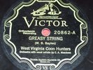 WEST VIRGINIA COON HUNTERS 78 rpm VICTOR 20862 pre-war country EE+