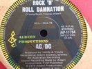 AC/DC A RADIO PROMO  ROCK 'N' ROLL DAMNATION  45 7