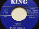 R&B NEW BREED Bobby Freeman FEVER King 45 very rare KILLER mod soul dancer