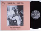 LIGHTNIN' HOPKINS Bad Boogie Vol 2 DIVING DUCK LP VG++ holland