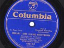 86gg  Bruno Walter - Eine Kleine Nachtmusik (Mozart) - Columbia Set X-19 (2 rec)