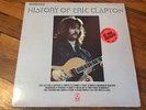 HISTORY OF ERIC CLAPTON atco records 2-803  WHITE LABEL MONO PROMO LP