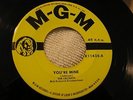 CRICKETS You're Mine / Milk and Gin Doo Wop Rock R&B 45 Orig. VG+