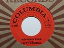 45 RPM Lefty Frizzell COLUMBIA 41984 Heaven's Plan  POPCORN VG++