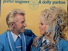Dolly Parton Signed We Found It Lp Record Porter Wagoner