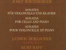 2lp mps ludwig hoelscher rapf/rheinberger sonatas ex+/nm