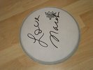 NARADA MICHAEL WALDEN JEFF BECK SIGNED DRUMHEAD