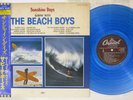 BEACH BOYS SUNSHINE DAYS SURFIN' WITH THE CAPITOL ECS-81576 Japan OBI Blue LP