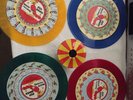 FOUR RED RAVEN MOVIE RECORDS with MAGIC MIRROR CAROUSEL MORGAN DEVELOPMENT LABS