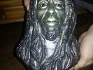 bob marley large bust signed