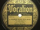Rare Jazz 78rpm Gold Vocalion 2877 - Chuck Richards w/ Henry Allen, etc. E++