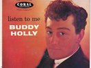 1958 Buddy Holly Listen to Me 45RPM record - Rare UK No Glasses Version Coral EP