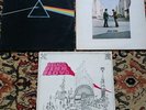 Pink Floyd vintage vinyl LPs - Dark Side Of The Moon, Wish You Were Here, Relics