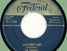 DOMINOES Have Mercy Baby / Deep Sea Blues 45rpm Federal 1952 gold-top