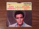 Elvis Presley 45 Gold Standard Sleeve 1958 All Shook Up RARE Album Record