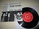 WHO - THE SEEKER - POLYDOR BELGIUM 1970 W/UNIQUE PICTURE SLEEVE