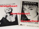 MADONNA Who's That Girl Tour 1987 AMERICAN AIDS FOUNDATION Program & Promo Card