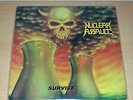 NUCLEAR ASSAULT - Survive LP OIS 1988 FLAG 21 ++ RAR # Slayer Kreator Exodus