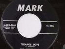 The Universals - Teenage Love / Again - Original Mark 45 - Rare Doo Wop 1959