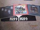 KISS VINYL 3 LP THE ORIGINALS 1ST PRESSING CASABLANCA TAN LABELS 1976 NM