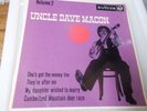 Uncle Dave Macon Volume 2 beaut UK flipback EP on RCA