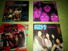 Four Rock Metal Kiss Tears are falling Blue label 7 inch Singles HANOI ROCKS