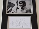 Charlie Watts Signed Autograph 10x8 photo display Rolling Stones Music AFTAL COA