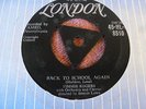 TIMMIE ROGERS BACK TO SCHOOL AGAIN  LONDON TRI 45-HL-U 8510 EXCELLENT RARE