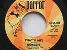 Hear  Garage Psych Promo 45 Genesis - That'S Me  / The Silent Sun On Parrot (Pro