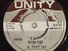 D TONY LEE - PEYTON PLACE / RED GAL RING - UNITY ( 1969 SKINHEAD 7 )