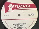 CARLTON & HIS SHOES - NEVER GIVE YOUR HEART AWAY - STUDIO 1 ( REGGAE 12 )