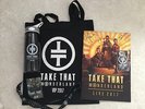 Take That signed Wonderland 2017 Programme + VIP package bag & goodies