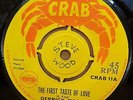 DERRICK MORGAN THE FIRST TASTE OF LOVE / DANCE ALL OG UK CRAB RECORDS 7