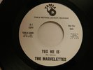 The Marvelettes 1-sided dj 45 YES HE IS HE'S A GOOD GUY alt.title bw blank VG++