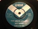 VERY RARE NM JACK HAMMER What Greater Love  northern soul UNITED ARTISTS UP35029