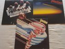 3 Judas Priest LP's - British steel, Point of entry, Turbo