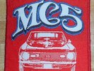 RARE MC5 PATCH  kick out the jams,the stooges,iggy pop,ted nugent,sabbath,lp,7