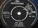 BEATLES 1968 UK Parlophone Export 45 - Hey Jude - DP 570 w/ Picture Sleeve  KJT