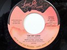 PATTI & THE LOVELITES-OH MY LOVE /LOVE SO STRONG ON LOVELITE NORTHERN 45-NM