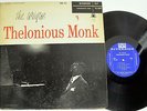 Thelonious Monk Vinyl Jazz LP-The Unique-Blue Label-CLBL