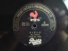 PATHE Sapphire Cut 78 rpm record LET REST WORLD GO BY James & Hart BYE LO 1908'