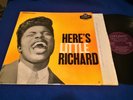 HERE'S LITTLE RICHARD original UK LONDON LP Red Print Cover CLEAN