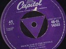 ELLA MAE MORSE : SMACK DAB IN THE MIDDLE : RARE 1955 CAPITOL TRI CENTRE 7