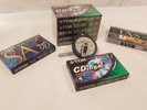 8 blank Cassette Tapes Brand New and Sealed complete with manual rewinder tool.