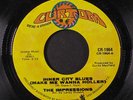 IMPRESSIONS: Inner City Blues / We Must Be In Love 45 Soul