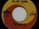 RARE ORIGINAL-CAPITOL 72144 (CANADA)-THE BEATLES-THIS BOY / ALL MY LOVING-45