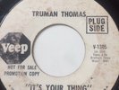 VERY RARE VEEP FUNK SOUL PROMO 45/ TRUMAN THOMAS 