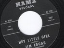 Jim Edgar - Hey Little Girl / Apartment #9 - Hama 1002 (EX)