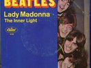 THE BEATLES Lady Madonna Capitol 45 Pic Sleeve & Unused Fan Club Application