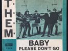 Them: Baby Please don't go / Gloria. Rare Danish issue VG